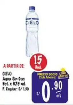 MaxiAhorro Cielo agua sin cas bot. oferta