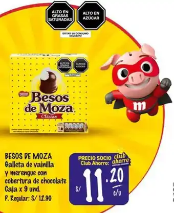 MaxiAhorro Besos de moza galleta de vainilla y merengue oferta