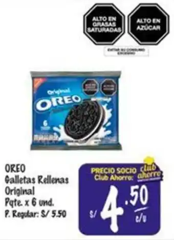 MaxiAhorro Oreo galletas rellenas original oferta