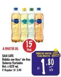 MaxiAhorro San luis bebida con cas/sin cas oferta