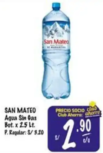 MaxiAhorro San mateo agua sin cas bot. oferta