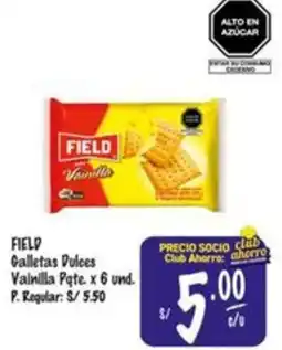 MaxiAhorro Field galletas dulces vainilla oferta