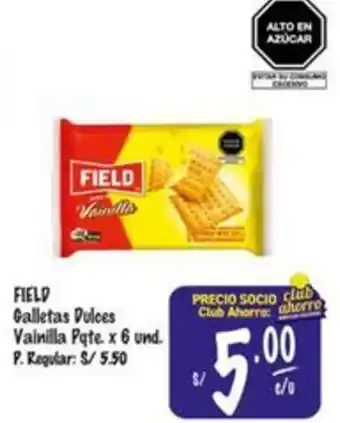 MaxiAhorro Field galletas dulces vainilla oferta