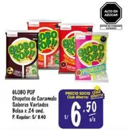 MaxiAhorro Globo chupetes de caramelo sabores variados oferta