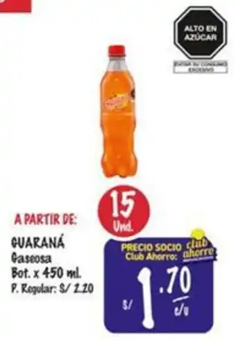 MaxiAhorro Guaraná gaseosa oferta