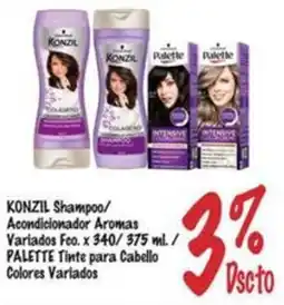 MaxiAhorro Konzil shampoo/ acondicionador aromas oferta