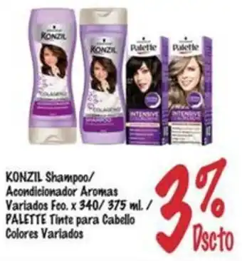 MaxiAhorro Konzil shampoo/ acondicionador aromas oferta