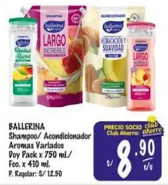 MaxiAhorro Ballerina shampoo/ acondicionador oferta