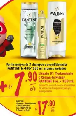 MaxiAhorro Pantene por la compra de 2 shampoo o acondicionador oferta