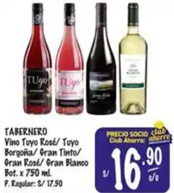 MaxiAhorro Tabernero vino tuyo rosé oferta