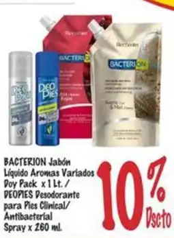 MaxiAhorro Bacterion jabón líquido aromas variados oferta