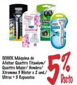 MaxiAhorro Schick máquina oferta
