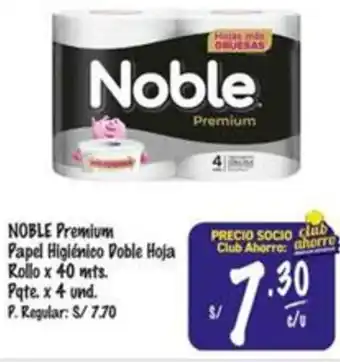 MaxiAhorro Noble premium papel higiénico doble hoja oferta