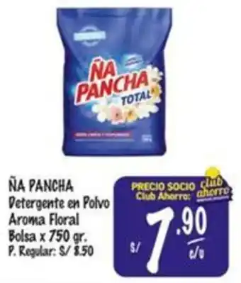 MaxiAhorro Ña pancha detergente en polvo aroma floral bolsa oferta