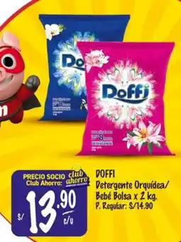 MaxiAhorro Doffi detergente orquídea/ bebé bolsa oferta