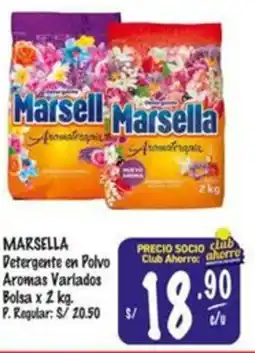 MaxiAhorro Marsella detergente en polvo aromas variados oferta