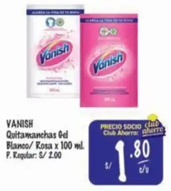 MaxiAhorro Vanish quitamanchas gel oferta