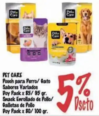 MaxiAhorro Pete care pouch para perro/ gato sabores variados oferta