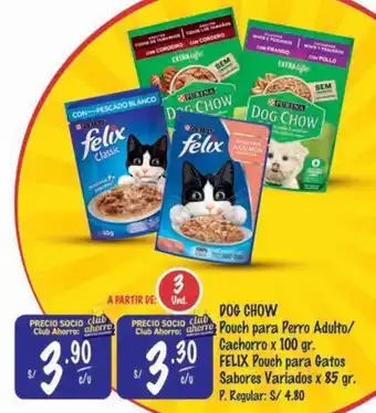 MaxiAhorro Dog chow pouch para perro adulto/ cachorro oferta