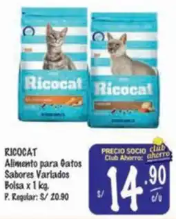 MaxiAhorro Ricocat alimento para gatos sabores variados oferta