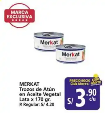 Mayorsa Merkat trozos de atún en aceite vegetal lata oferta