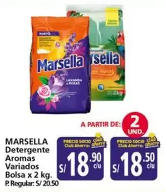 Mayorsa Marsella detergente aromas variados bolsa oferta