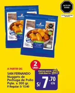Mayorsa San fernando nuggets de pechuga de pollo pqte. oferta