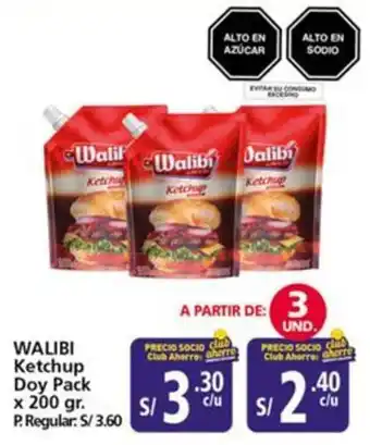 Mayorsa Walibi ketchup doy pack oferta