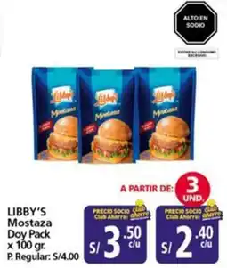 Mayorsa Libby's mostaza doy pack oferta