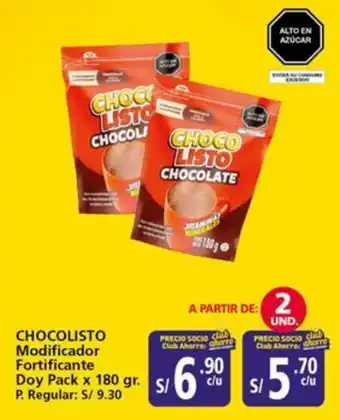 Mayorsa Chocolisto modificador fortificante oferta