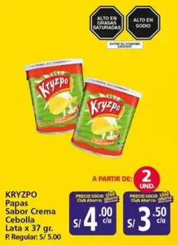 Mayorsa Kryzpo papas sabor crema cebolla oferta