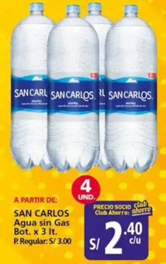 Mayorsa San carlos agua sin gas oferta