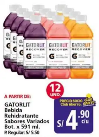 Mayorsa Gatorlit bebida rehidratante oferta