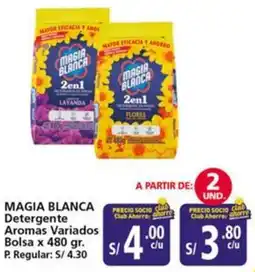 Mayorsa Magia blanca detergente aromas variados bolsa oferta