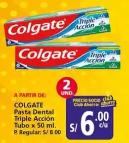 Mayorsa Colgate pasta dental triple acción tubo oferta