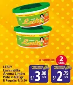 Mayorsa Lesly lavavajilla aroma limón pote oferta