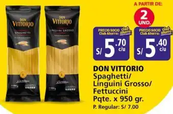 Mayorsa Don vittorio spaghetti/ linguini grosso/ fettuccini oferta