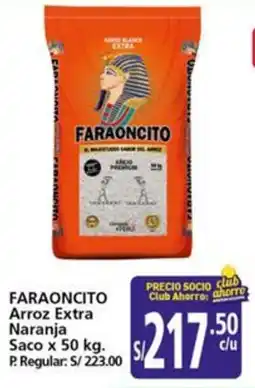 Mayorsa Faraoncito arroz extra naranja saco oferta