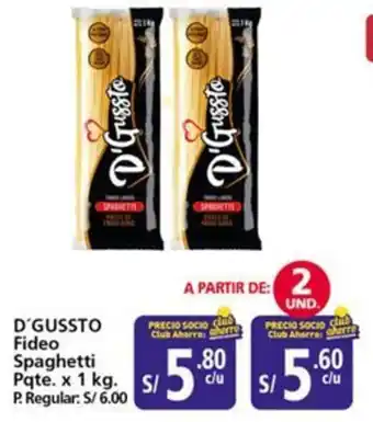 Mayorsa D'gussto fideo spaghetti oferta