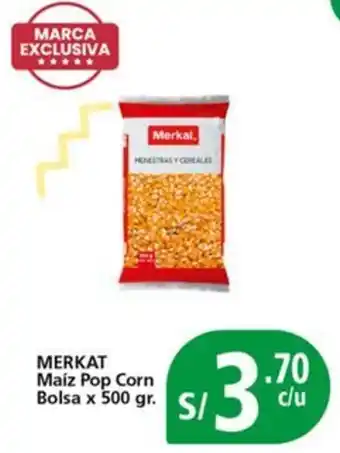 Mayorsa Merkat maiz pop corn bolsa oferta