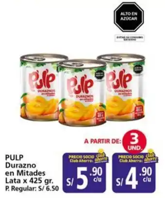 Mayorsa Pulp durazno en mitades lata oferta