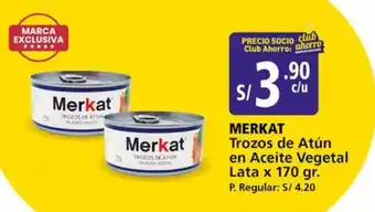 Mayorsa Merkat trozos de atún en aceite vegetal oferta