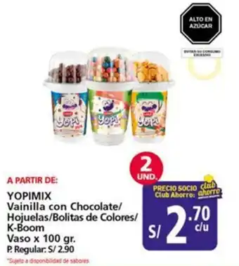 Mayorsa Yopimix vainilla con chocolate/ hojuelas/bolitas de colores/ oferta