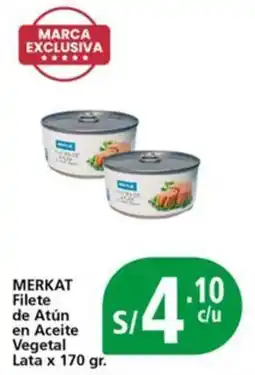Mayorsa Merkat filete de atún en aceite vegetal oferta
