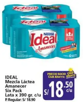 Mayorsa Ideal mezcla láctea amanecer six pack lata oferta