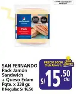 Mayorsa San fernando pack jamón sandwich oferta