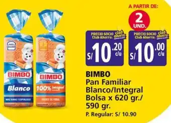 Mayorsa Bimbo pan familiar blanco/integral oferta