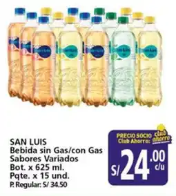 Mayorsa San luis bebida sin gas/con gas oferta