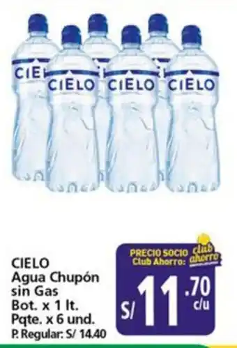 Mayorsa Cielo agua chupón sin gas oferta