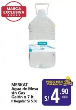 Mayorsa Merkat agua de mesa oferta